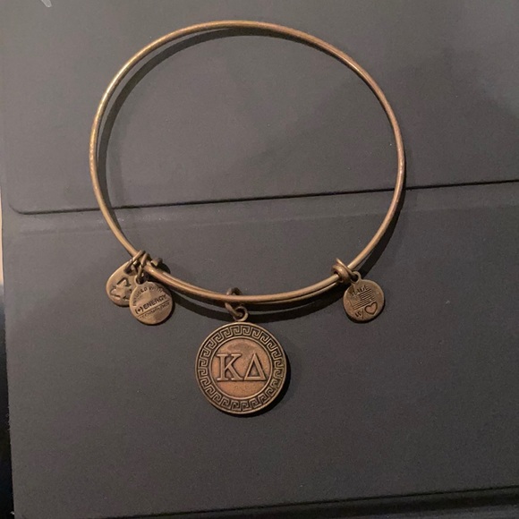 Alex and Ani Jewelry - Alex and Ani Kappa Delta “KD” gold bracelet